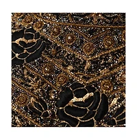 Raas Women's Raw Silk Hand Embroidered Gown