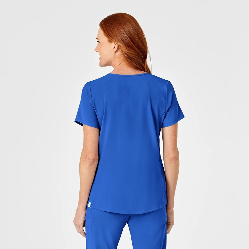Wink Renew Women's Mock Wrap Scrub Top