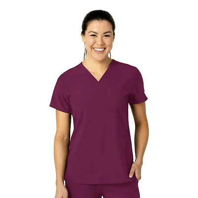 Wink Plus W123 Flex-n-Reach V-Neck Scrub Top