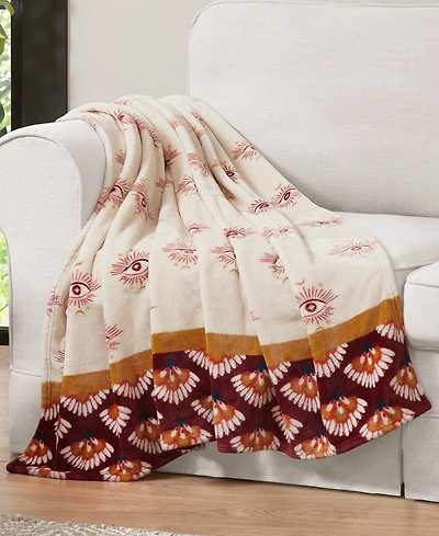 Jessica Simpson Plush Ultra Soft Throw, 50" x 70"
