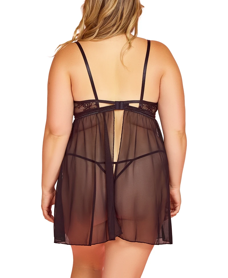 Hautys Plus Babydoll Lingerie Set