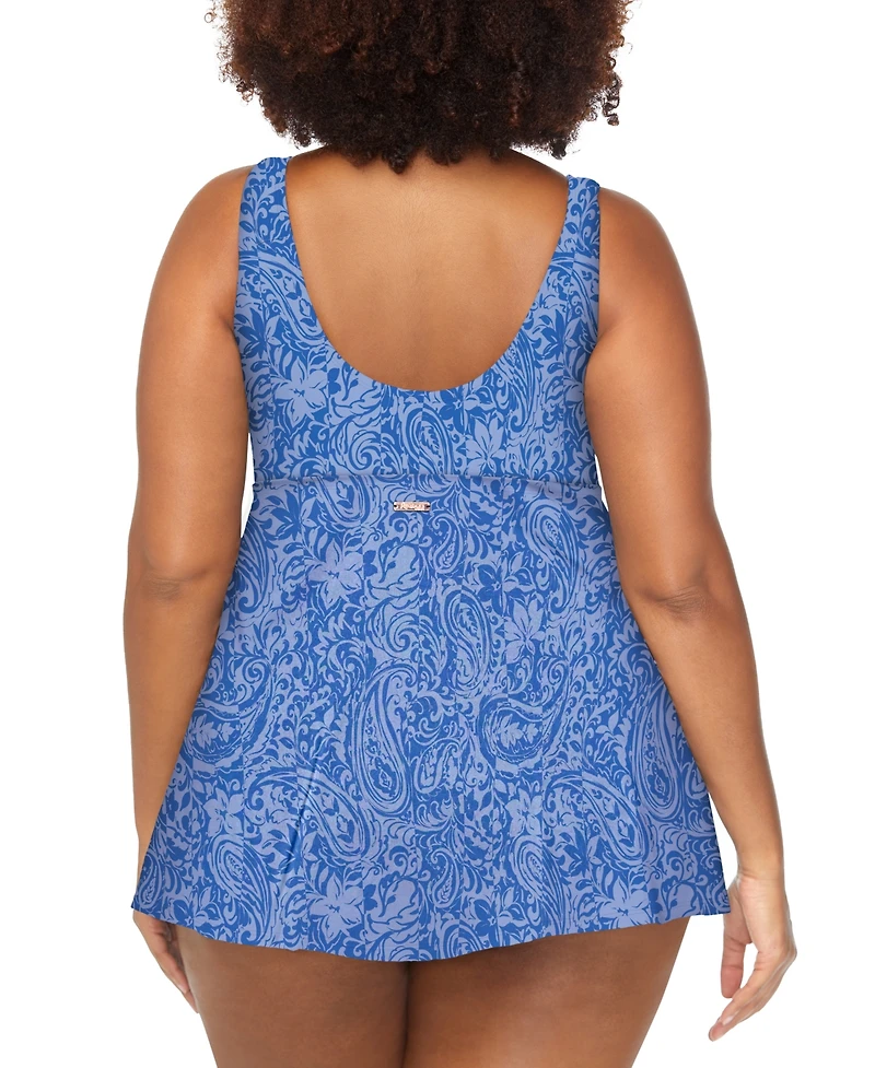 Raisins Curve Trendy Plus Lucia Printed Swimdress