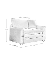 Streamdale Furniture Luxurious and Sophisticated Sofa Set with Soft Cushions and Pillows, Sofa Set for Living Rooms and Clubs as well as Home Theaters