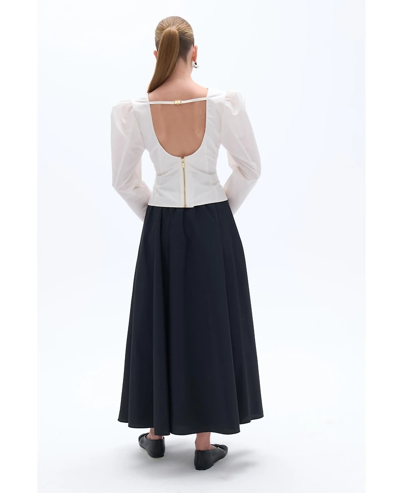 Nocturne Women's Boat Neck Blouse