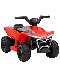 Qaba Kids Atv Quad, 6V Ride On Toy with Rechargeable Battery,