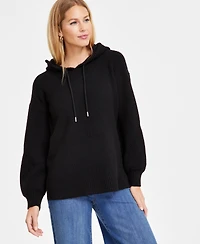 I.n.c. International Concepts Women's Blouson-Sleeve Hoodie, Exclusively at Macy's