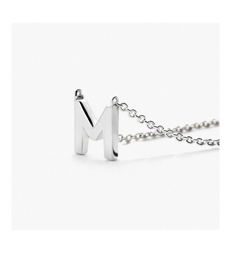 Ana Luisa Silver Initial Necklace - Letter