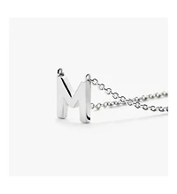 Ana Luisa Silver Initial Necklace - Letter