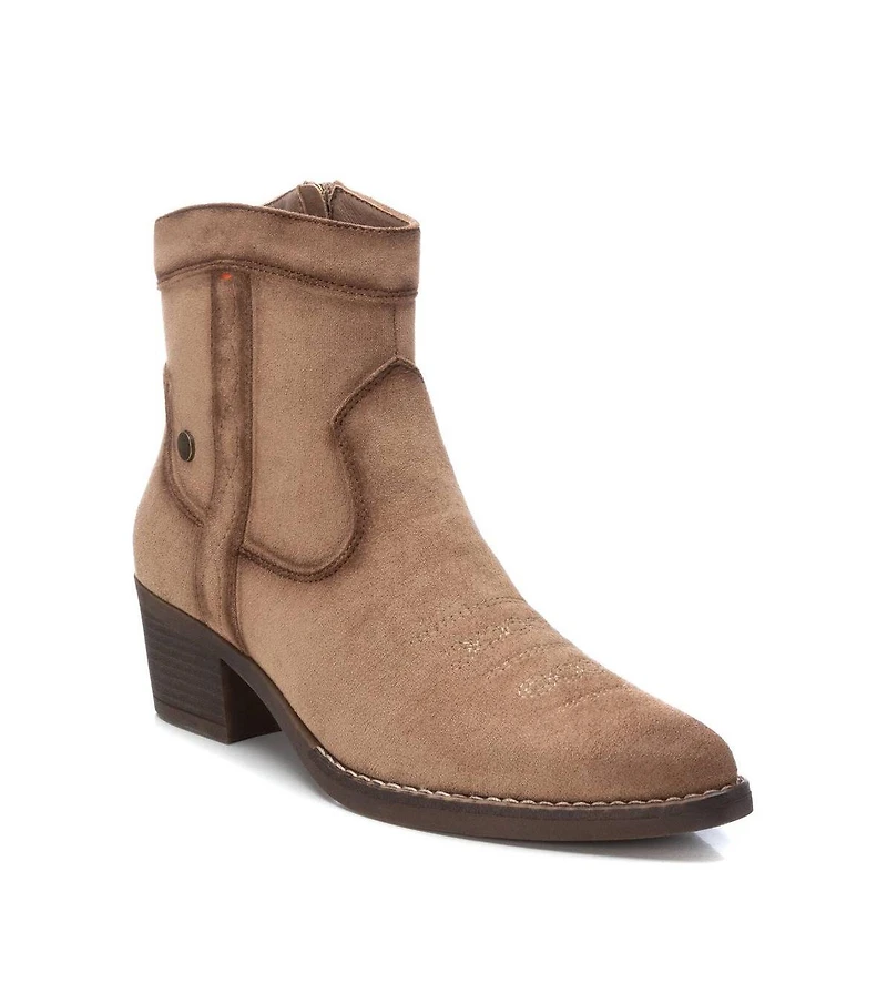 Xti Women's Italian Western Suede Booties By