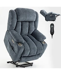 Up to 350 Lbs Power Lift Recliner Chair Heavy Duty Motion Mechanism with 8-Point Vibration Massage and Lumbar Heating