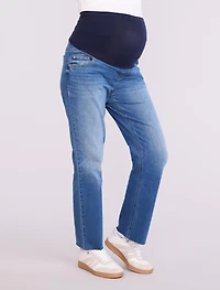 Motherhood Maternity Secret Fit Over the Bump Straight Leg Denim Jeans