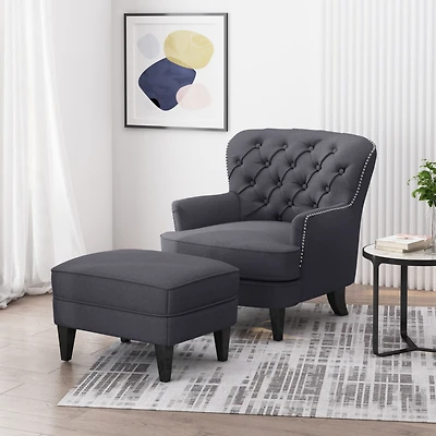 Streamdale Furniture Club Chair+Ottoman