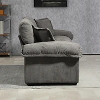 Streamdale Chenille Sofa with Pillows & Memory Foam