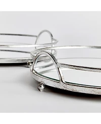 Hudson Mirrored Trays St/2