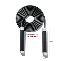 Sunny Health & Fitness Exercise Weighted Jump Rope Weighted with Adjustable Length