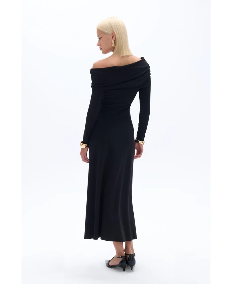 Nocturne Women's One-Shoulder Midi Dress