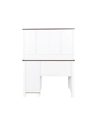 Streamdale Farmhouse Vanity with Mirror, Lights & Storage