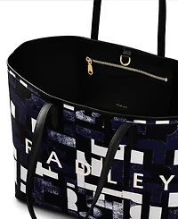 Radley London Southwell Gardens Abstract Geo Large Open Top Tote Bag