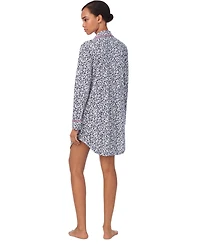 Lauren Ralph Lauren Women's Notched-Collar Sleepshirt