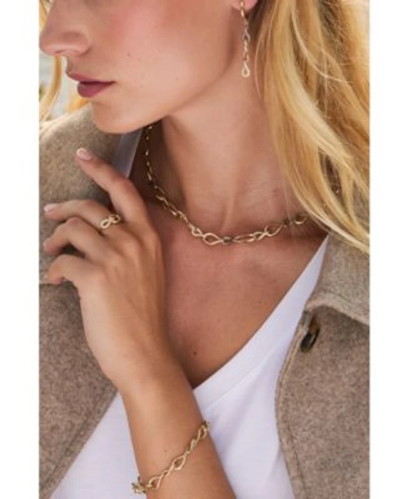 Le Vian Chocolate Diamond Nude Diamond Interlocking Link Bracelet Ring Earrings Necklace