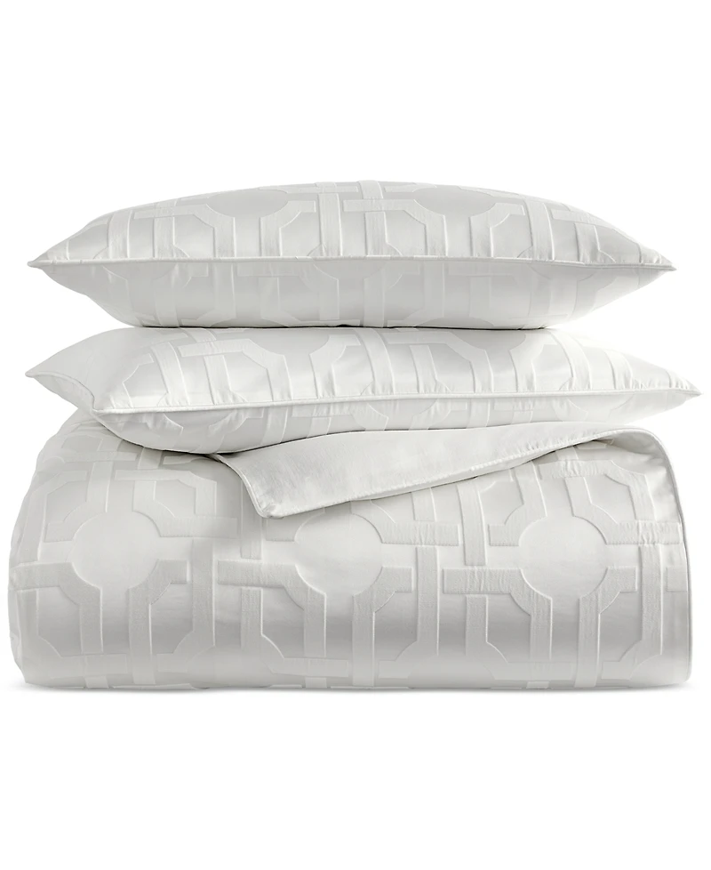Hotel Collection Interlace Duvet Cover Set, Full/Queen, Exclusively at Macy's