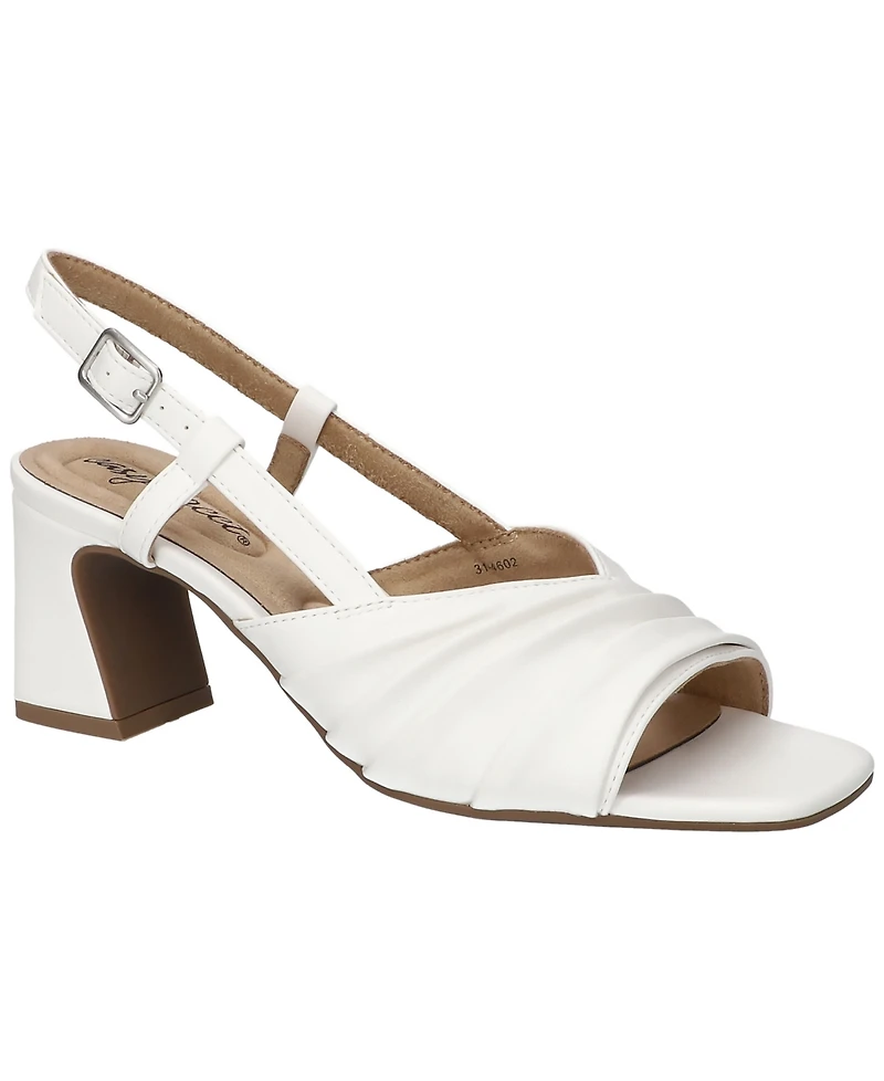 Easy Street Women's Lucie Square Toe Sandals