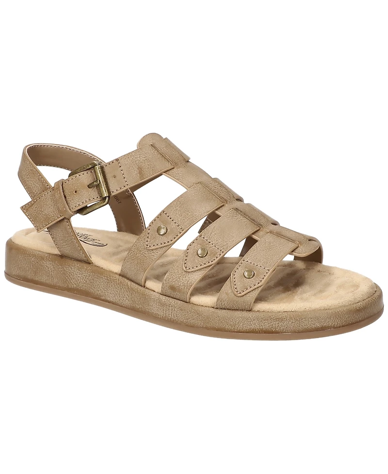 Easy Street Women's Chirp Gladiator Buckle Sandals