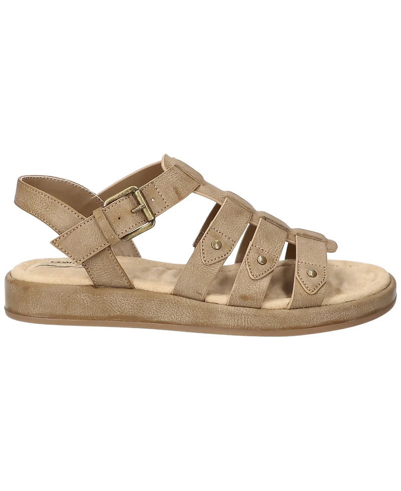 Easy Street Women's Chirp Gladiator Buckle Sandals