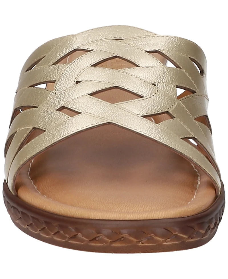 Easy Street Women's Edda Wedge Heel Sandals