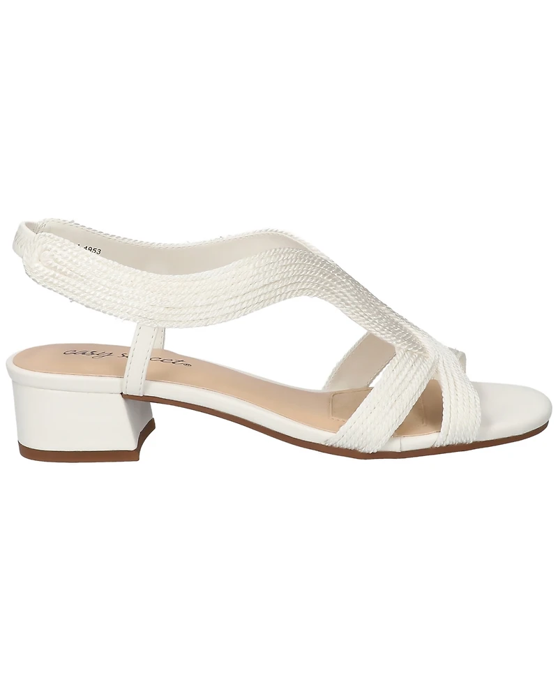 Easy Street Women's Festival Block Heel Sandals