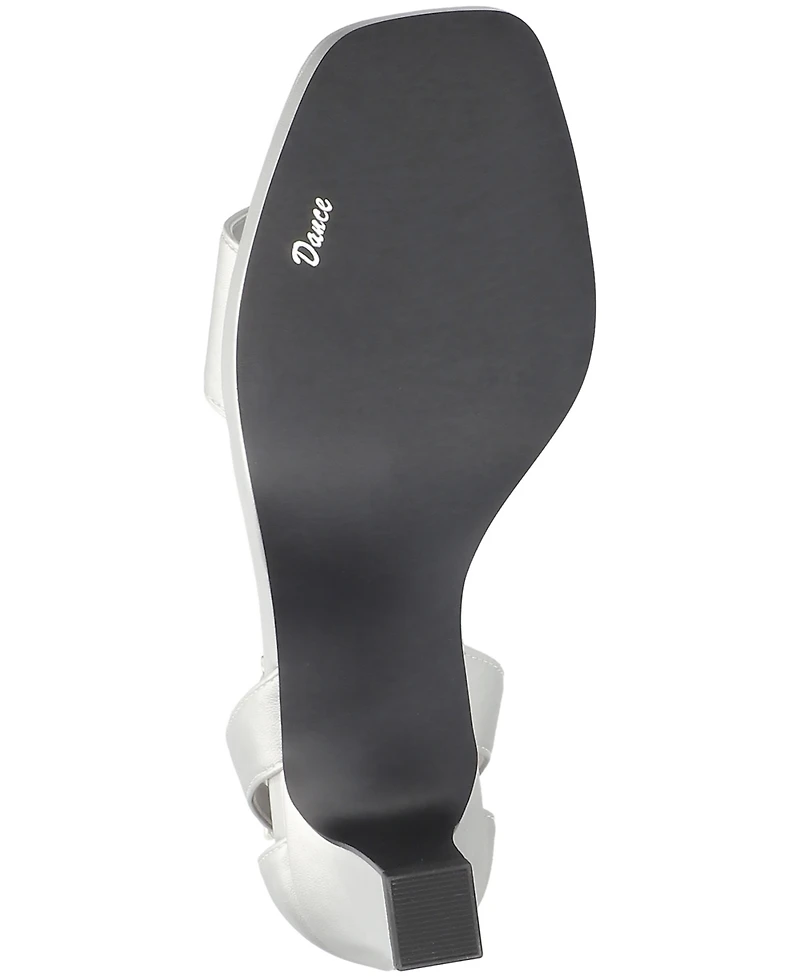 Easy Street Women's Ro Square Toe Heeled Sandals