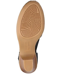 Easy Street Women's Justina Block Heel Sandals