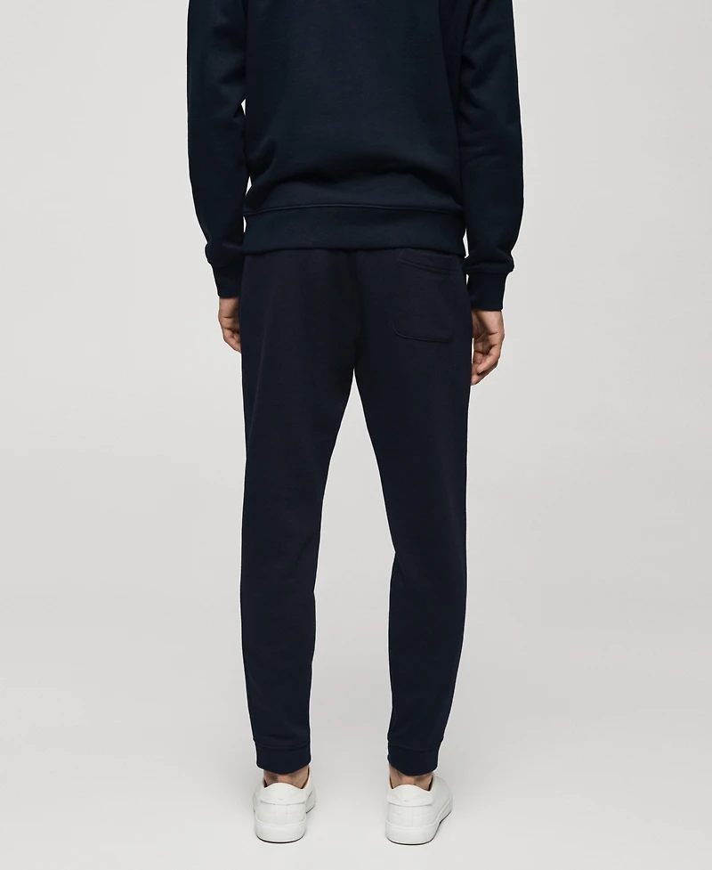 Mango Men's Cord Cotton Joggers