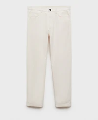 Mango Men's Regular-Fit Corduroy Pants