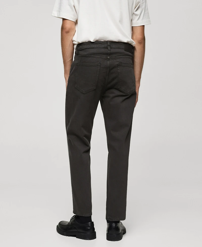 Mango Men's Ben Tapered Cropped Jeans