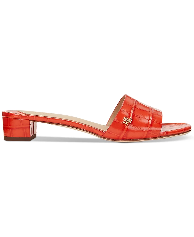 Lauren Ralph Women's Fay Slip-On Slide Dress Sandals