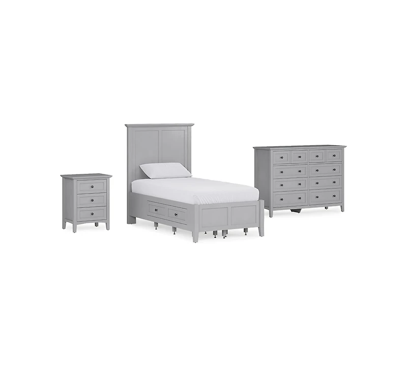 Hedworth Twin Storage 3-Pc. Set (Bed, Dresser & Nightstand)