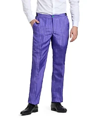 Suitmeister Men's Official Joker Costume Suit - Dc Comics Purple