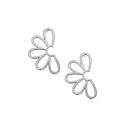 Sohi Women's The Semi-Flora Drop Earrings
