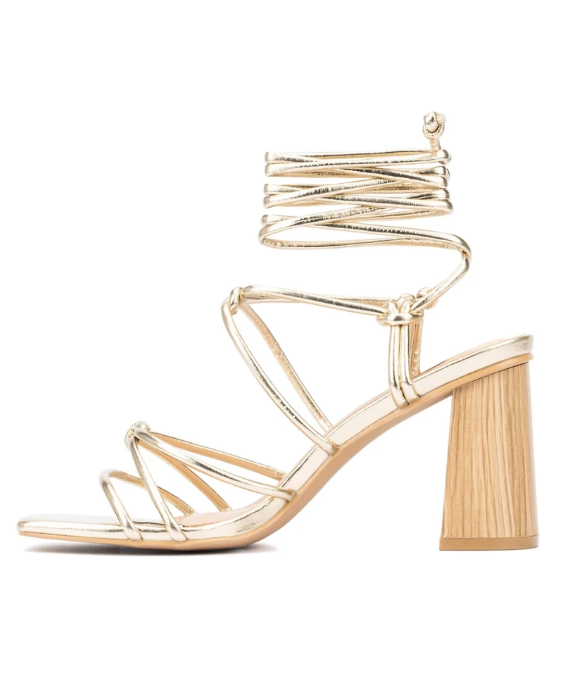 Bailey Women's Wooden Block Heel Sandals