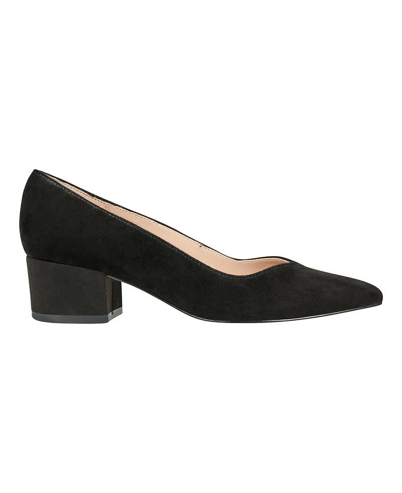 Marc Fisher Women's Labore Slip-On Block Heel Dress Pumps