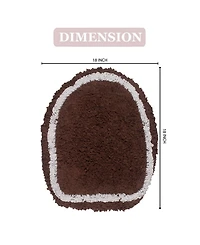 Home Weavers Allure Bathroom Lid Cover, 18" x