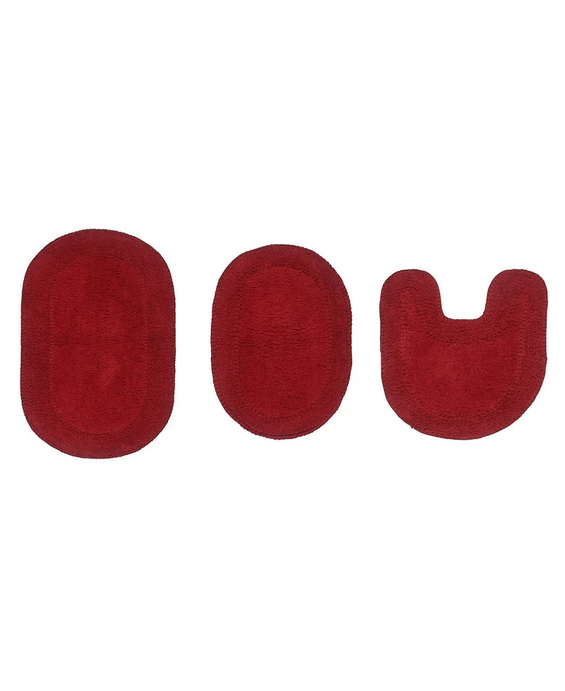 Home Weavers Double Ruffle -Pc. Bath Rug Set