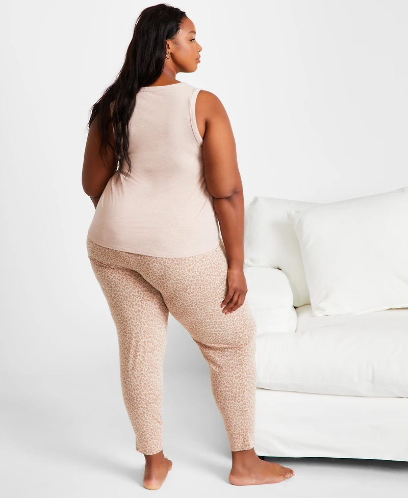State of Day Women's Ribbed High-Neck Sleep Tank Xs-3X, Exclusively at Macy's