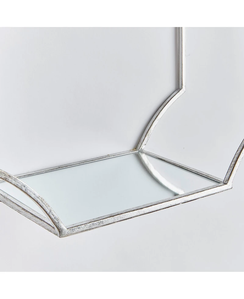 Hudson Mirrored Wall Shelves St/3