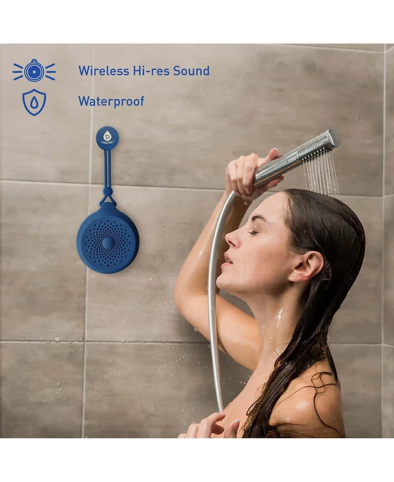 Pursonic Peak Wireless Speaker & Pursonic Waterproof Wireless Speaker Bundle – 360° Hi-Res Sound Anywhere, Anytime
