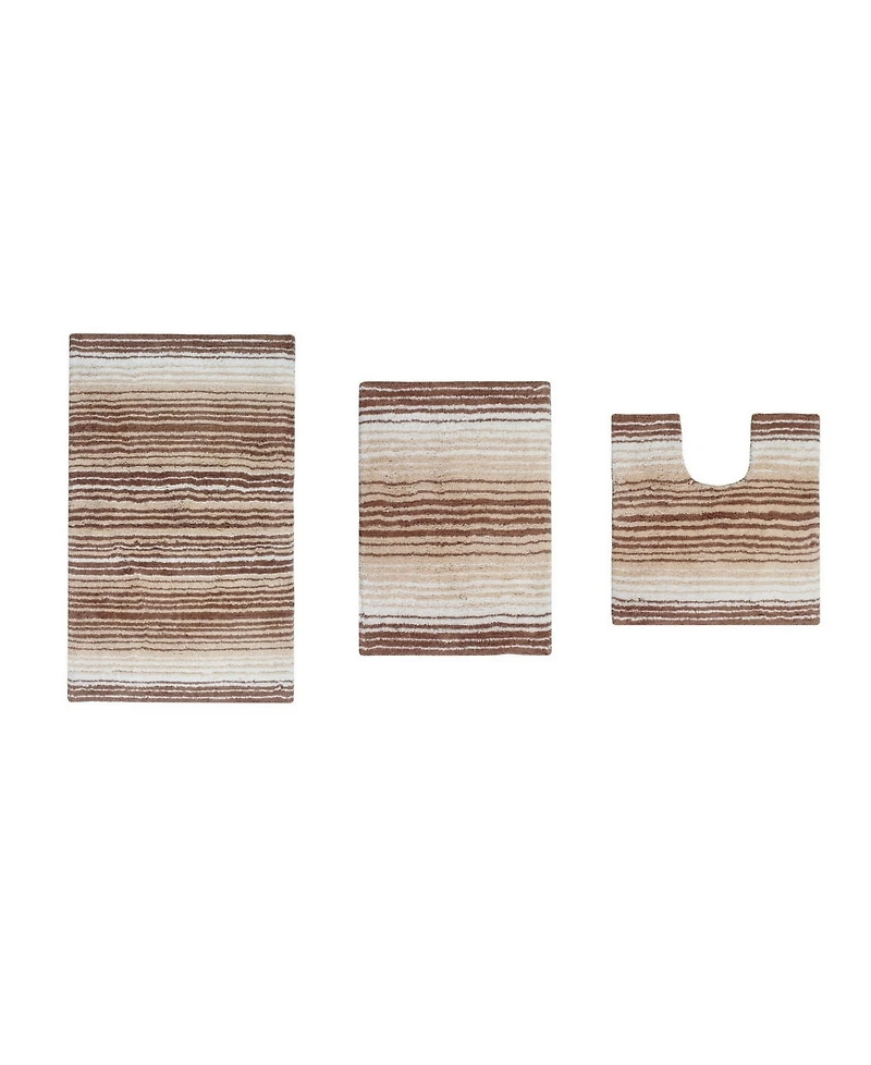 Home Weavers Gradiation 3-Pc. Bath Rug Set