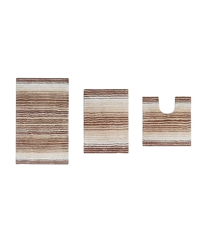 Home Weavers Gradiation 3-Pc. Bath Rug Set