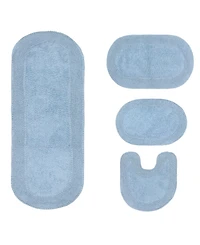 Home Weavers Double Ruffle -Pc. Bath Rug Set