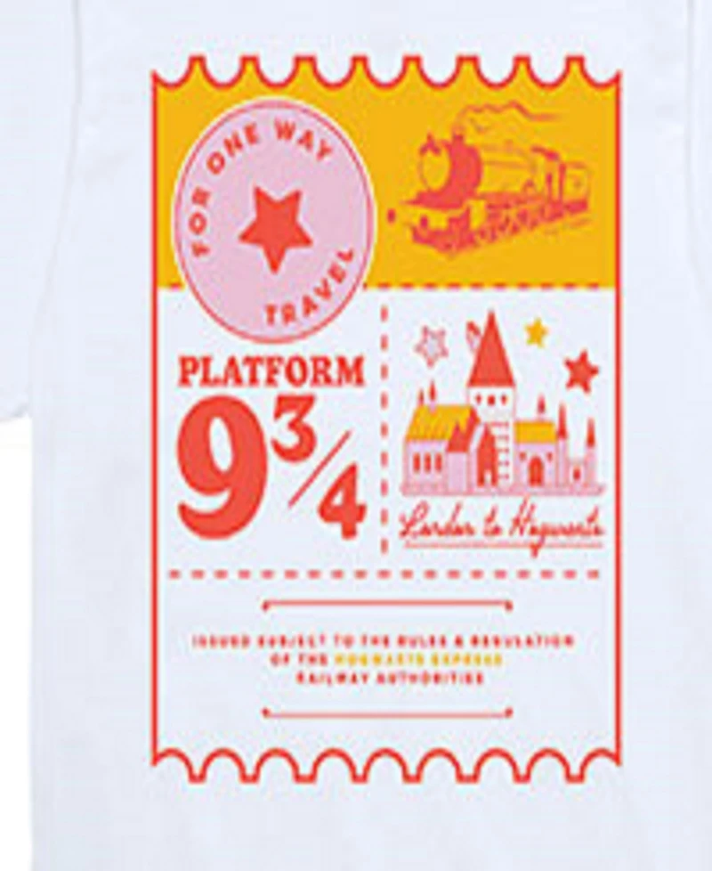 Harry Potter Big Boys Platform 9 3/4 Graphic Tee